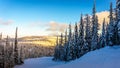 Sunset over the Shuswap Highland