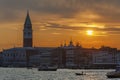 Skyline of historical city Venice, Italy Royalty Free Stock Photo