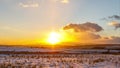 Winter sun time lapse 4K