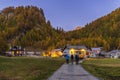 Alpe devero autumnal mountain landscape Royalty Free Stock Photo