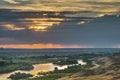 Sunset over the Snake River Valley