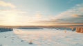 Charming Winter Sunset In Rural Finland Idyllic Scenic Images Royalty Free Stock Photo