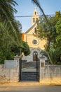 Sunset over Sucuraj on Hvar island, Croatia Royalty Free Stock Photo