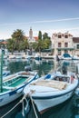 Sunset over Sucuraj on Hvar island, Croatia Royalty Free Stock Photo