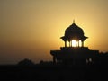 Sunset over Taj Mahal Royalty Free Stock Photo