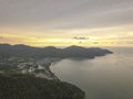 Sunset over Teluk Bahang town