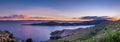 Sunset over Titicaca Lake - Isla del Sol, Bolivia Royalty Free Stock Photo