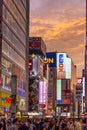 Sunset over Tokyo Akihabara Electric Town