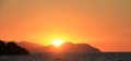 Sunset over Tropical Islands Whitsundays Queensland