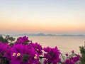 Sunset over the Tyrrhenian Sea Royalty Free Stock Photo