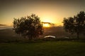 Sunset over the Upper Galilee, Israel