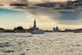 Sunset over Venice Royalty Free Stock Photo