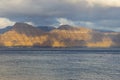 Sunset over a volcanic archipelago, Faroe Islands