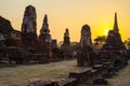 Old temples in Ayutthaya, Thailand