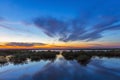 Sunset over water - Merritt Island Wildlife Refuge, Florida