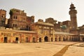 Sunset over Wazir Khan Mosque Lahore, Pakistan Royalty Free Stock Photo