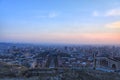 Yerevan city in autumn