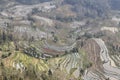 Sunset over YuanYang rice terraces in Yunnan, China, one of the latest UNESCO World Heritage Sites