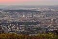 Sunset over Zurich, Switzerland Royalty Free Stock Photo