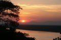 Sunset ower Kazinga canal, Uganda