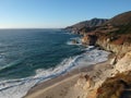 Sunset at Pacific Coast Highway at southern California