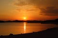 Sunset in Pakostane Beach, Croatia