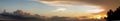 Sunset Panorama Royalty Free Stock Photo