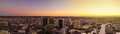 Sunset panorama Birmingham Alabama USA Royalty Free Stock Photo