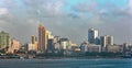 Sunset panorama of Dar Es Salaam City Centre Royalty Free Stock Photo