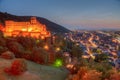 Sunset panorama of Heidelberg, Germany Royalty Free Stock Photo