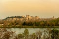 Sunset panorama of Avignon