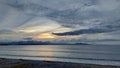 Sunset Pantai labuan sawo sumbawa Royalty Free Stock Photo