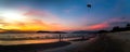 Sunset in Pantai Tengah beach, Langkawi