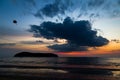 Sunset in Pantai Tengah beach, Langkawi