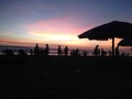 Sunset pantai terpesona Royalty Free Stock Photo