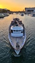 Sunset paris ships river cruise