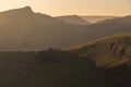 Sunset on Parkhouse Hill and Chrome Hill