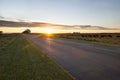 Landscape Sunset in Mar del Plata Argentina