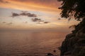 The ocean view after the sunset, Patong beach, Thailand