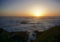 Sunset on PCH Royalty Free Stock Photo