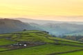 Sunset in the Peak District Royalty Free Stock Photo