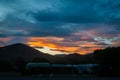 Sunset at Peketa Beach, Kaikoura, South Island of New Zealand