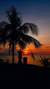 Sunset at Pelabuhan Beach Singaraja Bali