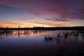 Sunset Penrith Lakes NSW Australia Royalty Free Stock Photo