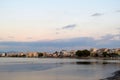 View of Peraia suburb in Thessaloniki, Greece. Royalty Free Stock Photo