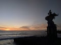 Sunset at Pererenan Beach Bali Royalty Free Stock Photo