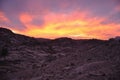 Sunset in Petra, Wadi Musa