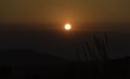 Sunset Phu Ruea National Park background