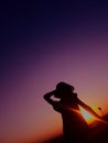 Sunset picture | girl picture | sky | wallpaper | dreamstime