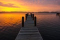 Sunset pier Florida Keys